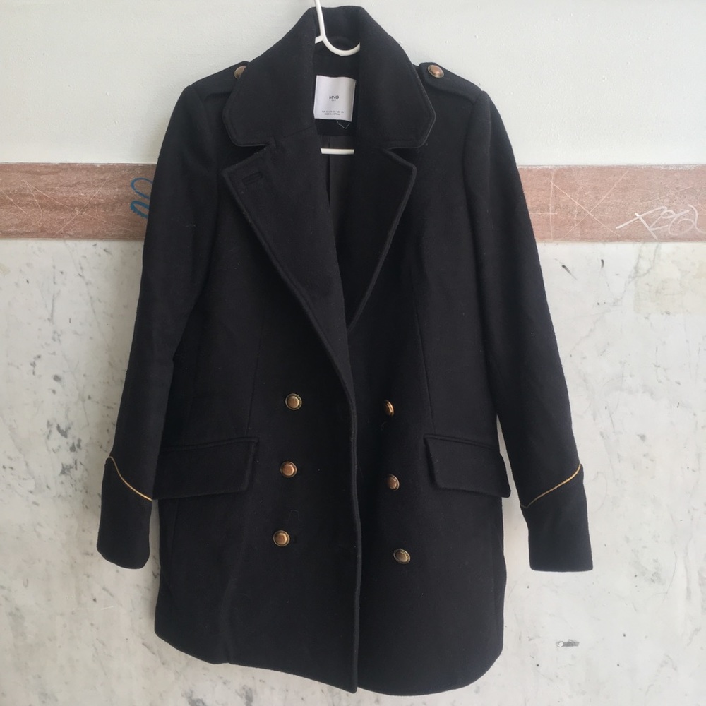 MNG military style coat